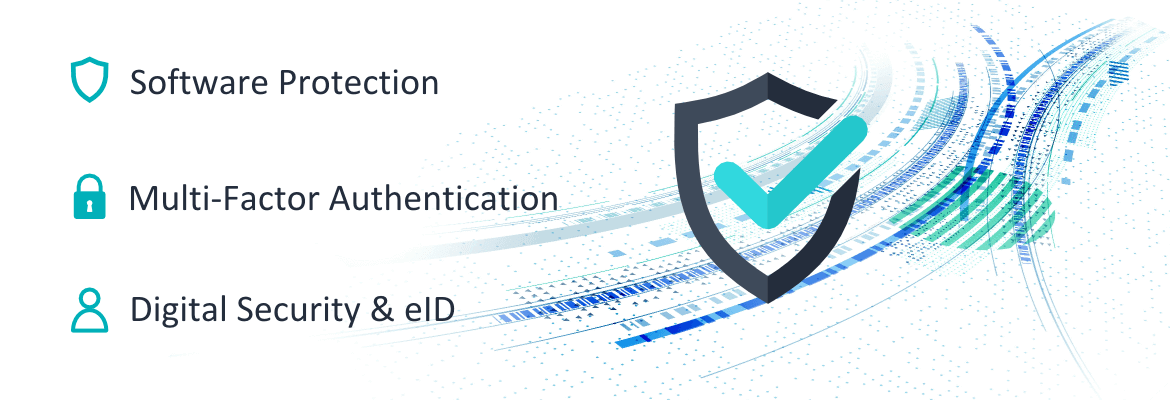 Las soluciones de seguridad digital de Microcosm incluyen protección y licencias de software, autenticación multifactor y tokens de seguridad, claves de seguridad, tarjetas inteligentes y lectores para la protección de la identidad digital